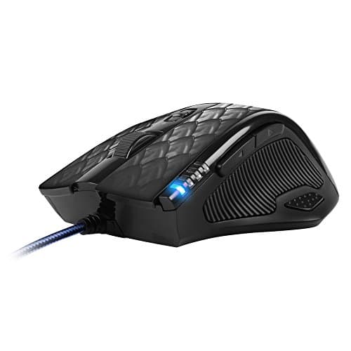 SHARKOON Drakonia Black Wired Laser Gaming Mouse image