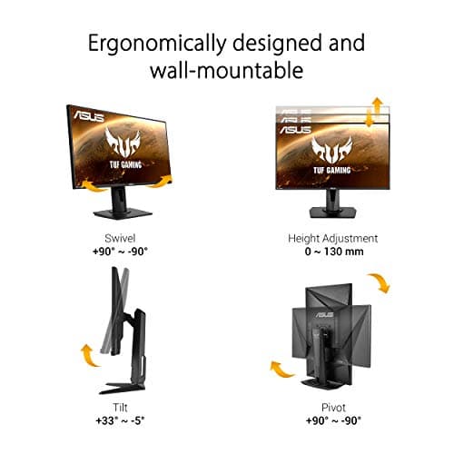 Asus VG259QR 24.5" 1080p 165Hz IPS Monitor image