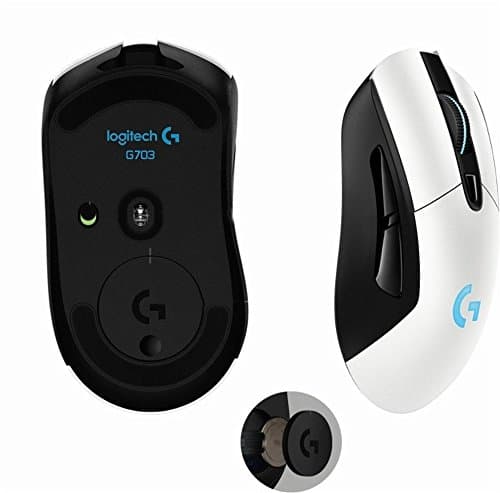 Logitech G703 White Wireless Optical Mouse image