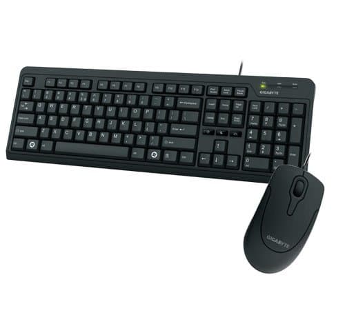 Gigabyte KM5300 Wired Standard Keyboard With Optical Mouse image