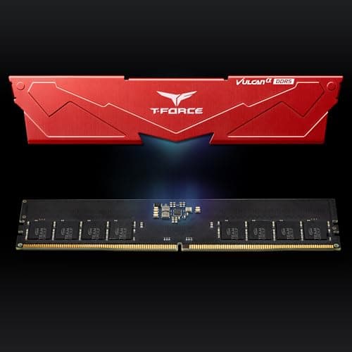 TEAMGROUP T-Force Vulcanα Red DDR5-6000 CL38 32GB (2x16GB) image