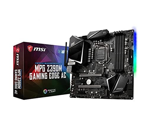 MSI MPG Z390M GAMING EDGE AC LGA 1151 (300 Series) Intel Z390 SATA 6Gb/s Micro ATX Intel Motherboard image