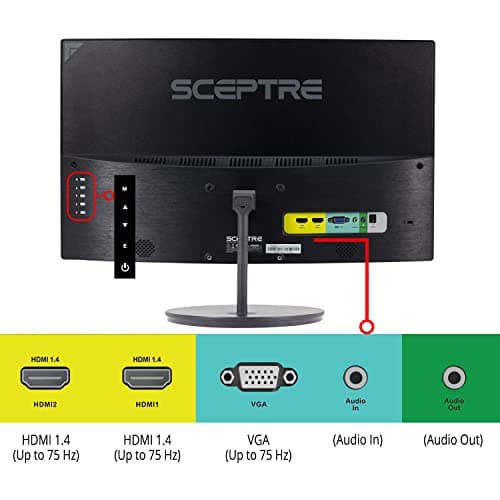 Sceptre C248W-1920RN 23.6" 1920x1080 75Hz VA Curved Monitor image