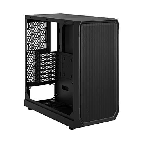 Fractal Design Focus 2 ATX Mid Tower Black Tempered Glass Side Panel USB 3.2 Gen 1 Type-A image