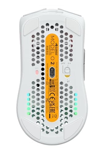 Glorious Model O 2 Wired/Wireless/Bluetooth Gaming Mouse- White image
