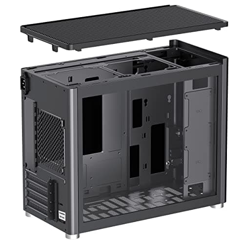 GameMax Spark Micro ATX Mid Tower Black with Tempered Glass Side Panel and USB 3.2 Gen 1 Type-C / USB 3.2 Gen 1 Type-A image