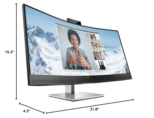 HP E34m G4 34" 3440x1440 75Hz VA Curved Monitor image