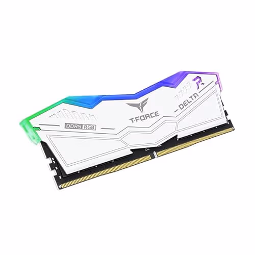 TEAMGROUP T-Force Delta RGB White DDR5-6000 CL38 32GB (2x16GB) image