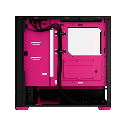 Fractal Design Pop Air ATX Mid Tower Pink / Black Tempered Glass Side Panel image