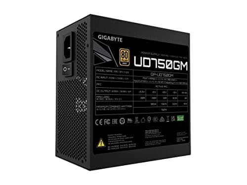 Gigabyte UD750GM Black ATX 750W Fully Modular 80+ Gold Certified image