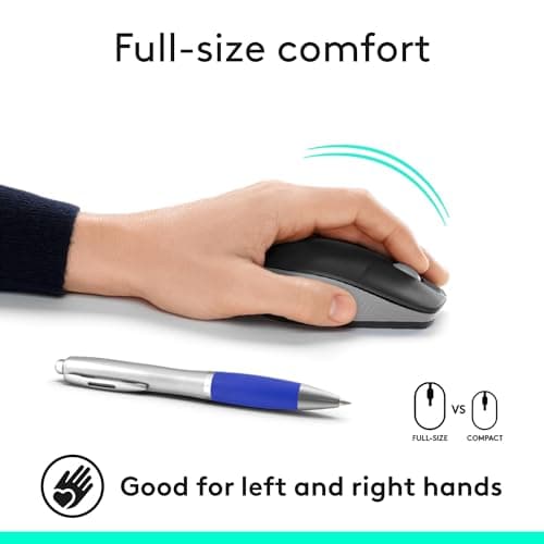 Logitech M191 Full-Size Wireless Optical Mouse image
