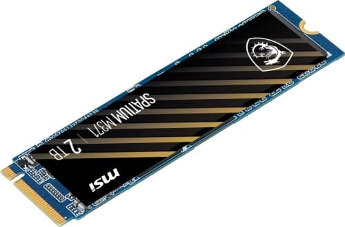 MSI SPATIUM M371 2TB SSD M.2-2280 PCIe 3.0 x4 NVMe image