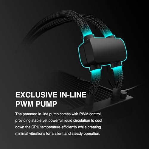 GAMDIAS CHIONE M4-360 Water 360mm 69.01 CFM Black image