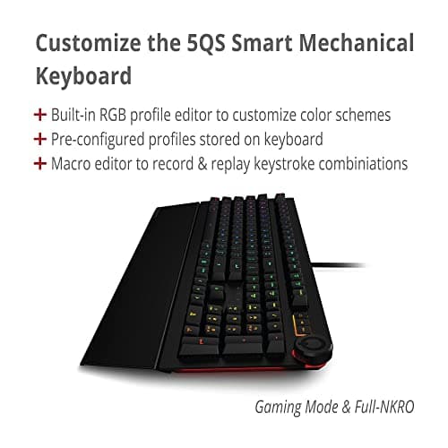 Das Keyboard 5QS RGB Wired Gamma Zulu Tactile Gaming Keyboard image