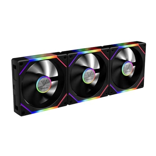 GAMDIAS AEOLUS P2 120mm Black RGB PWM 3-Pack image