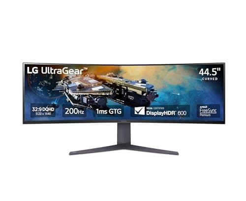 LG 45GR65DC-B 45" 5K 200Hz VA Curved Monitor image