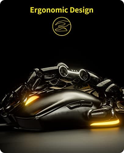 Havit Keyboard Rainbow Backlit Wired Gaming Keyboard Mouse Combo, LED 104 Keys USB Ergonomic Wrist Rest Keyboard, 3200DPI 6 Button Mouse for Windows PC Gamer Desktop, Computer (Black) image