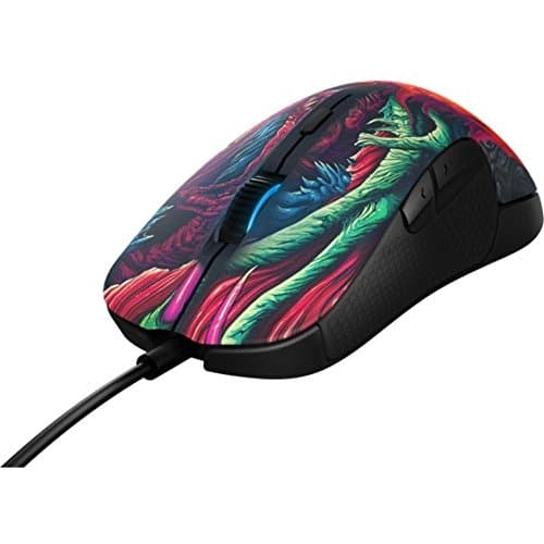 SteelSeries Rival 300 CS:GO Hyper Beast Edition Wired Optical Gaming Mouse main image