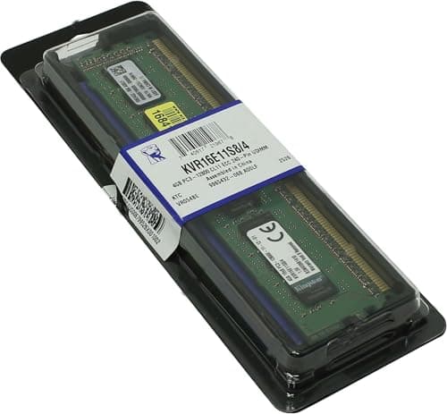 Kingston KVR16E11S8/4 Green DDR3-1600 CL11 4GB (1x4GB) image