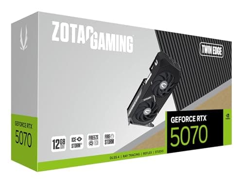 Zotac GAMING Twin Edge GeForce RTX 5070 12GB GDDR7 Black / Silver image