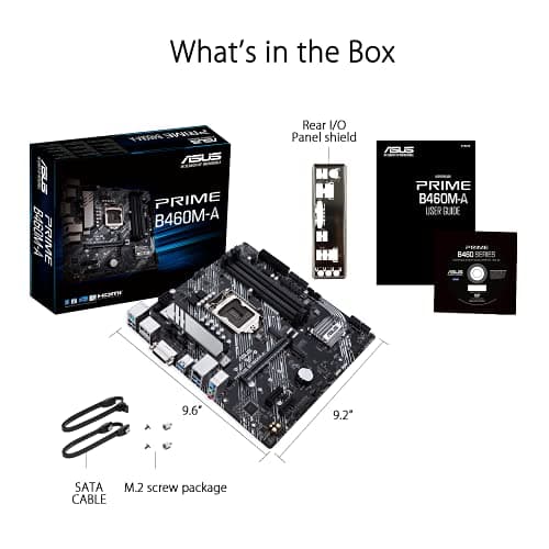 ASUS PRIME B460M-A LGA 1200 Intel B460 SATA 6Gb/s Micro ATX Intel Motherboard image