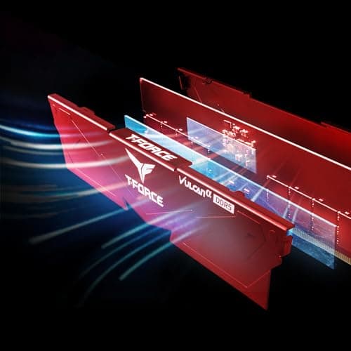 TEAMGROUP T-Force Vulcanα Red DDR5-6000 CL38 32GB (2x16GB) image