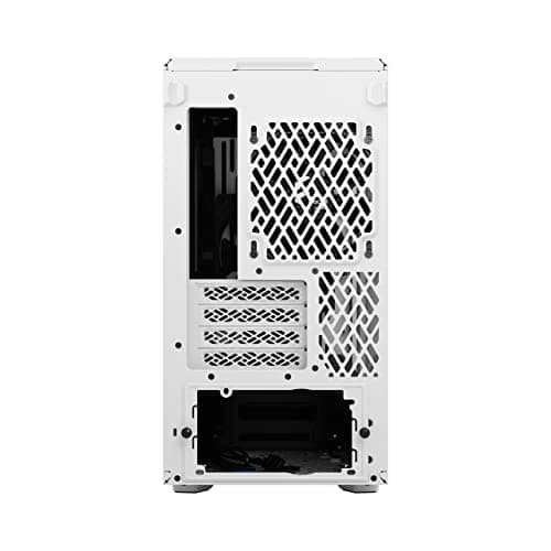Fractal Design Meshify 2 Mini MicroATX Mid Tower White/Black Tempered Glass Side Panel, USB 3.2 Gen 2 Type-C and USB 3.2 Gen 1 Type-A image