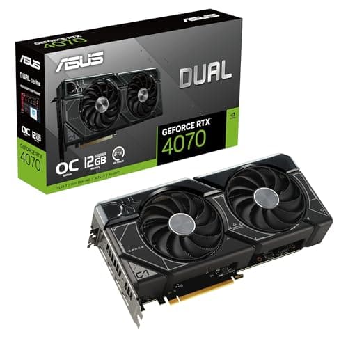 Asus DUAL OC GeForce RTX 4070 12GB GDDR6X Black main image