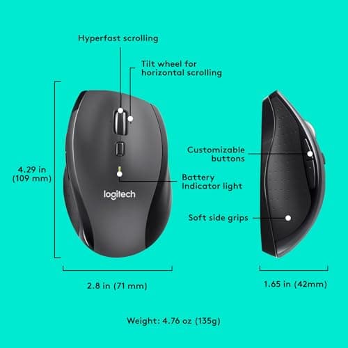 Logitech M705 Wireless Laser Mouse image