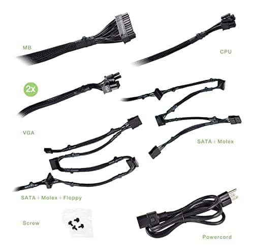 EVGA 600 GD 600W Non-Modular 80+ Gold Certified image