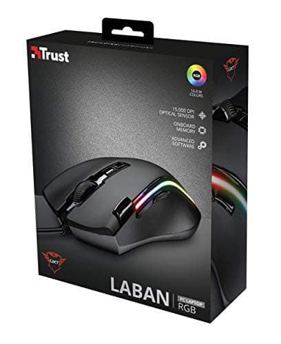 Trust GXT 188 Laban RGB Wired Optical Gaming Mouse image