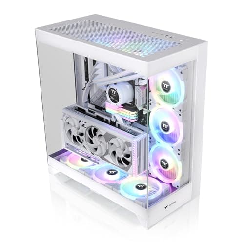 Thermaltake CTE E550 ATX Mid Tower White Tempered Glass Side Panel image