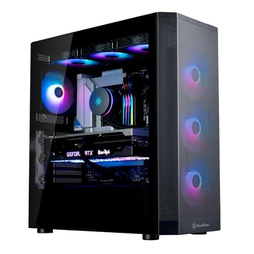 Silverstone FARA 514X ATX Mid Tower Black Tempered Glass image