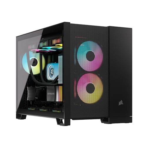 Corsair 2500D Airflow Micro ATX Mini Tower Black with Tempered Glass Side Panel main image
