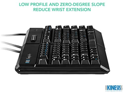 Kinesis Gaming Freestyle Pro Quiet Wired Ergonomic Split Mechanical Gaming Keyboard image