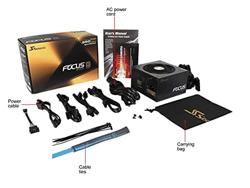 SeaSonic FOCUS Gold 650W Semi-Modular 80+ Gold image