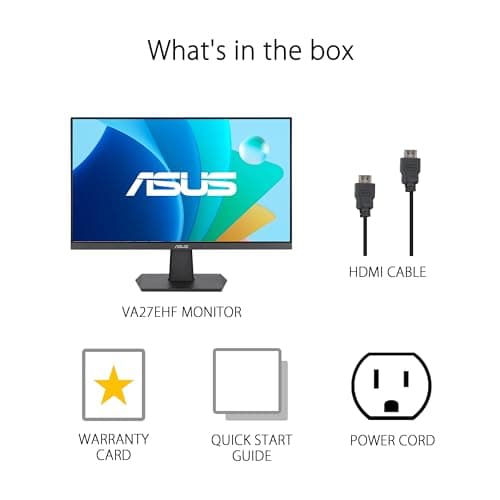Asus VA27EHF 27" 1080p 100Hz IPS Monitor image