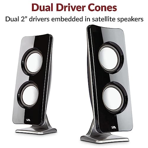 Cyber Acoustics Curve Storm 22 W 2.1 Channel Speakers image