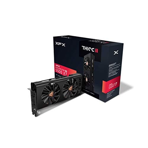 XFX RX 5500 XT THICC II Pro 4GB GDDR6, DX12 VR Ready, 3xDP HDMI, PCI-E AMD Graphics Card (RX-55XT4DFD6) image