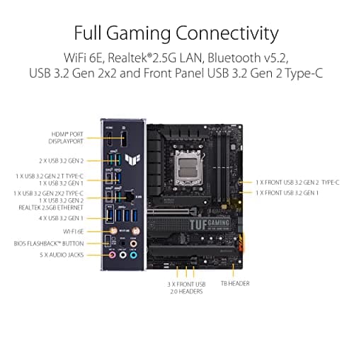 Asus X670E TUF GAMING PLUS WIFI DDR5 ATX image