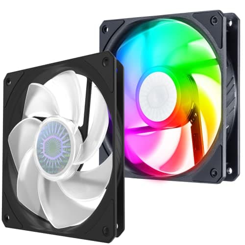 Cooler Master SickleFlow 120mm Black / White ARGB PWM 62 CFM 1-Pack image