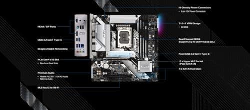ASRock B760M Pro RS/D4 DDR4 Micro ATX image