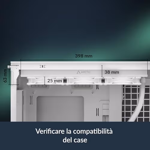 ARCTIC Liquid Freezer III Pro A-RGB 360 Water 360mm 77 CFM White image