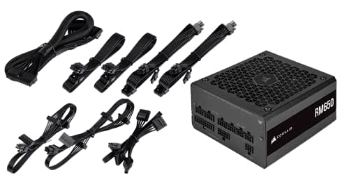 Corsair RM650 Black ATX 650W Fully Modular 80+ Gold Certified image