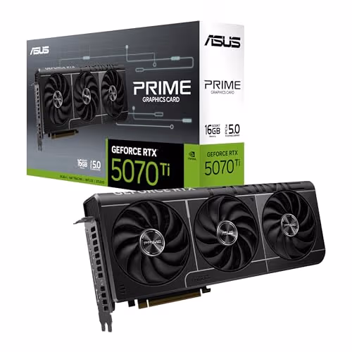 Asus PRIME GeForce RTX 5070 Ti 16GB GDDR7 Black / White image