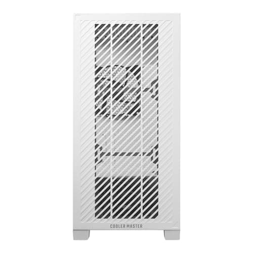 Cooler Master Elite 301 Lite MicroATX Mini Tower White Tempered Glass Side Panel image
