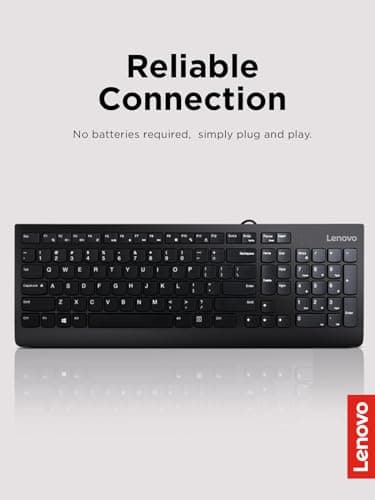 Lenovo 300 Wired Slim Keyboard image