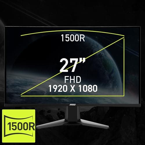 MSI MAG27C6X 27" 1080p 250Hz VA Monitor image