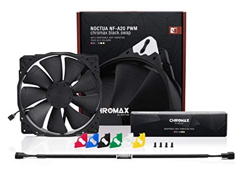 Noctua A20 chromax.black.swap 200mm Black / Multicolor PWM image