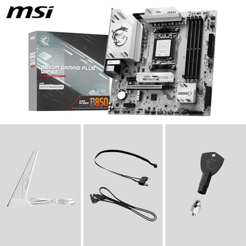 MSI B850M GAMING PLUS WIFI6E AM5 DDR5 Micro ATX image